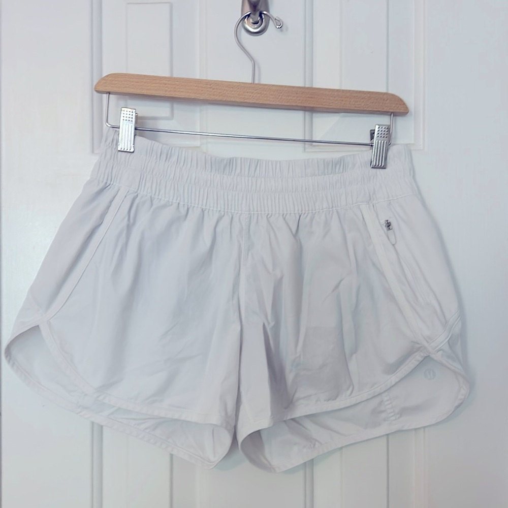 Lululemon shorts size 10. Great condition, lined. White.